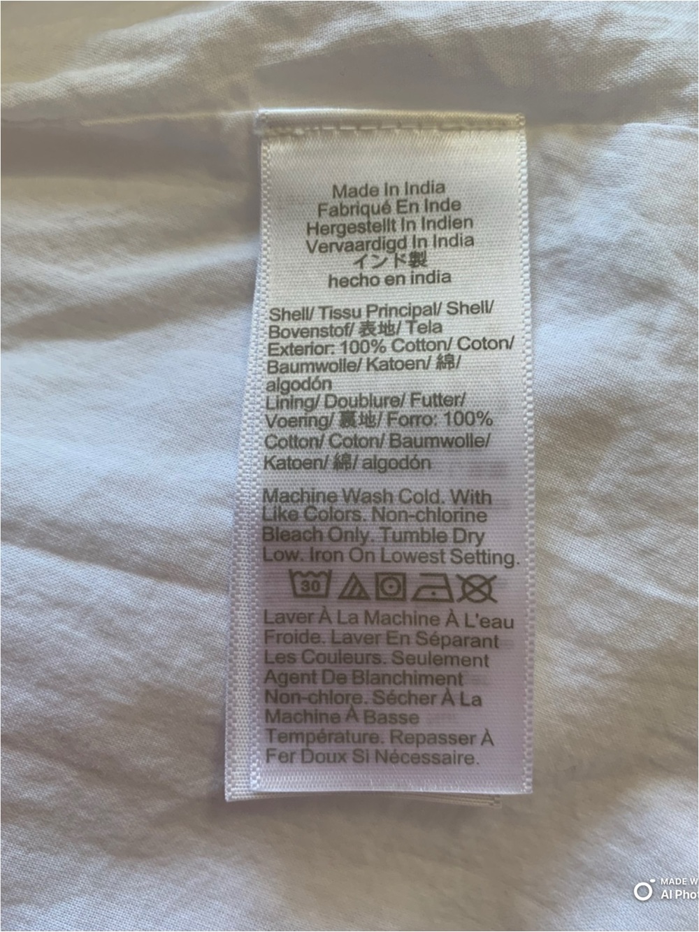 Madewell White Poplin Seamed Maxi Dress Size 14 NWT White Cotton Summer Dress - Picture 15 of 17